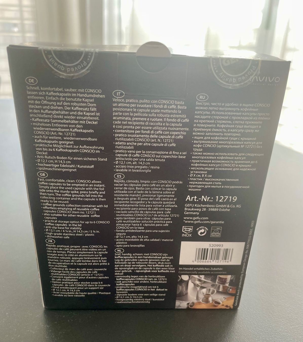 Komplettküchen: Gefu CONCISO Kaffeesatzbehälter und Kapselhalter Neu – Neu und originalverpackt aus Wohlen AG von kissne4 8