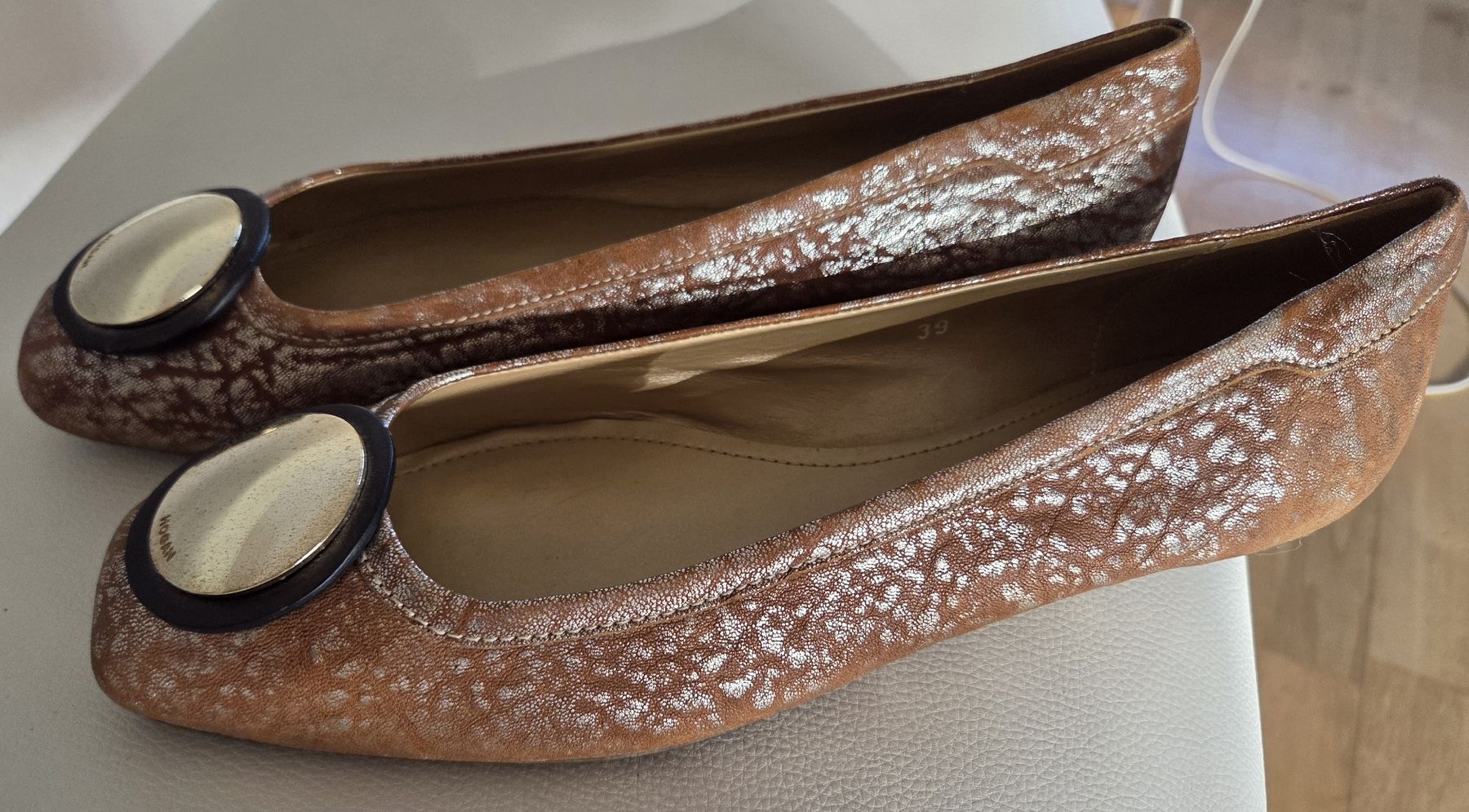 Hogan Scarpe da donna: Ballerines Hogan, 39, en cuir – Nuovo (secondo la descrizione) da Onex venduto da dan_2nt8 2