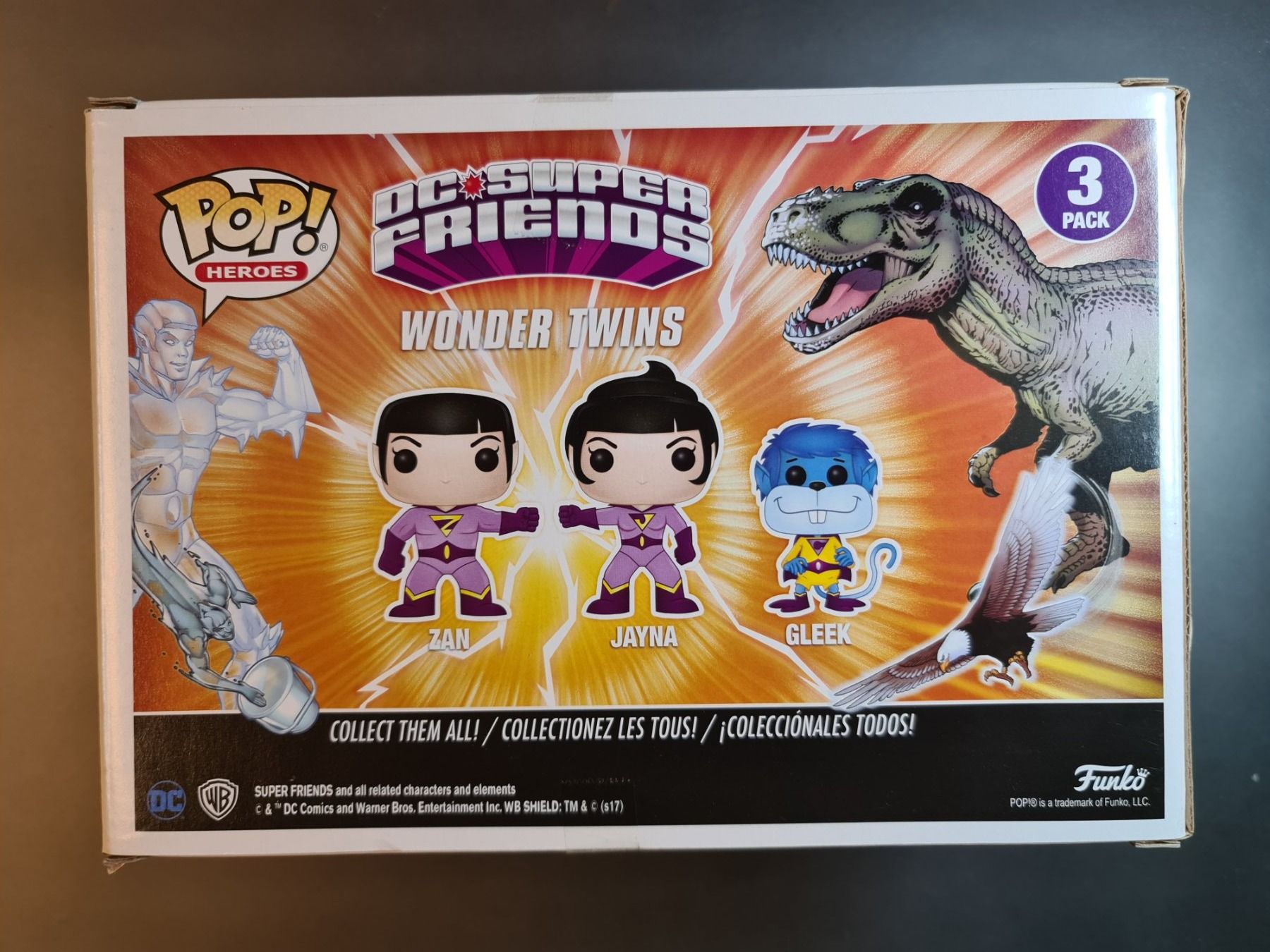 Funko Statuette: Funko Pop Wonder Twins 3 Pack 2017 Exclusive – Nuovo e nell'imballaggio originale da Elsau venduto da oli_2tdc 2