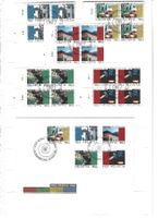 Pro Patria 1998 Paysage bloc de 4 + enveloppe FDC 12.05.1998