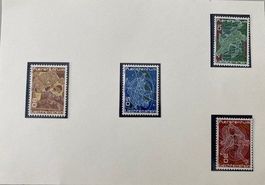 FL Briefmarken gestaltet von Hans Erni