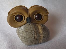 Eule Figur Naturstein Handgemacht wunder schön sie Foto