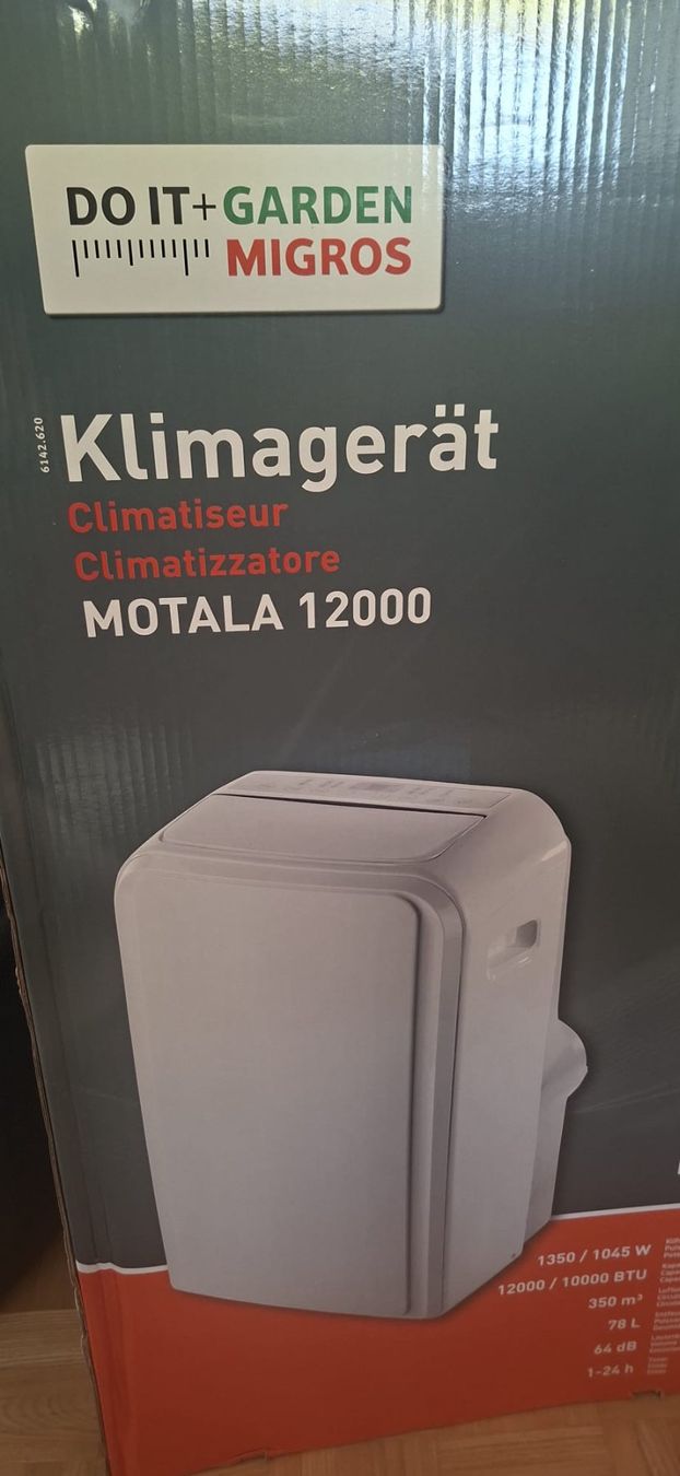 Migros Klimageräte: Motala 12000 Klimagerät – Gebraucht aus Wallisellen von BestBuy_21