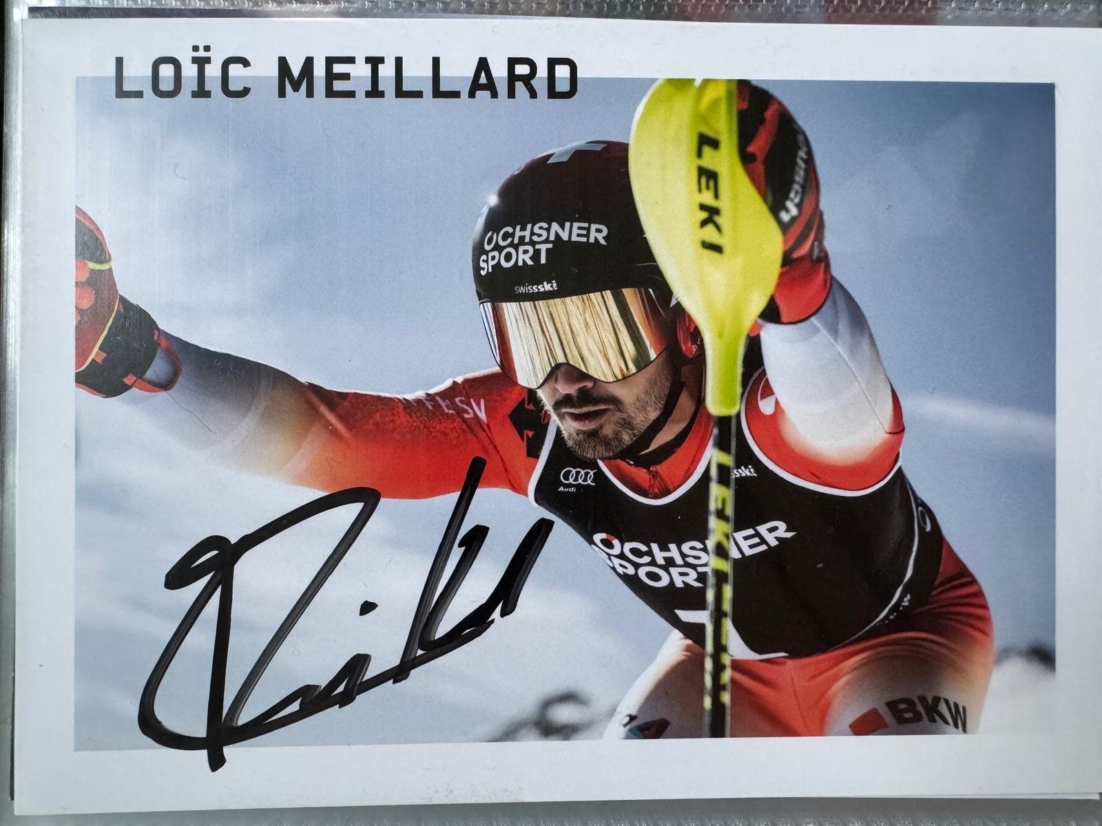 Autogramme: Loic Meillard / orig. Autogrammkarte – Gebraucht aus Steinen von SecondHandDream