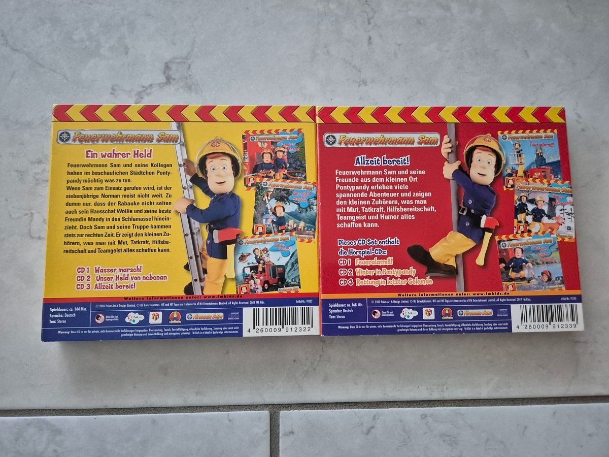 CD: 2x 3-CD-Box Feuerwehrmann Sam Konvolut – Usato da Thun venduto da Sheepli 1