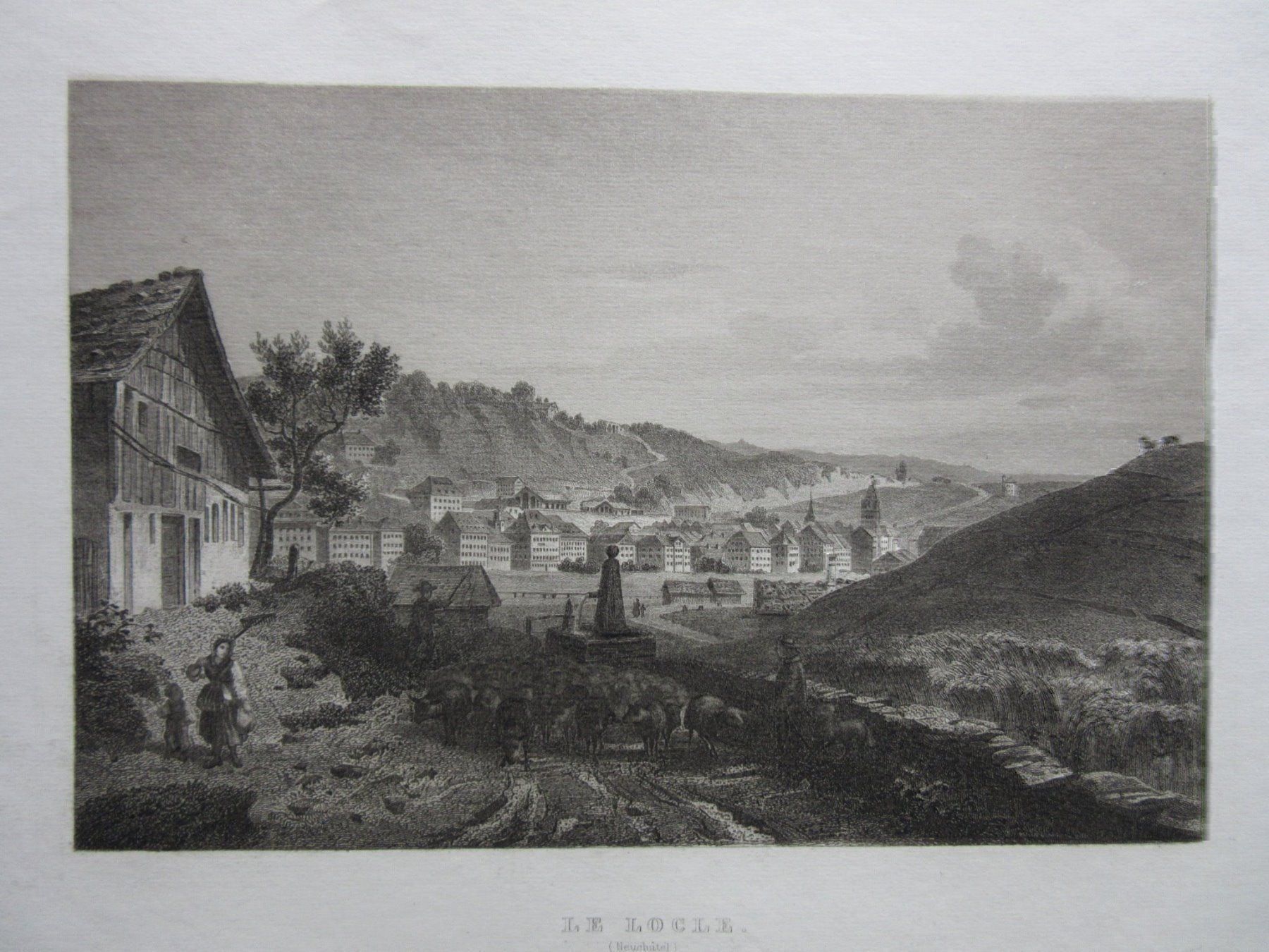 Stiche: LE LOCLE  STAHLSTICH – Gebraucht aus Gersau von grafik-kunst 1