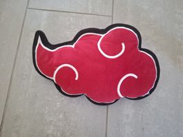 Akatsuki Wolken Kissen Plüsch rot-schwarz neu