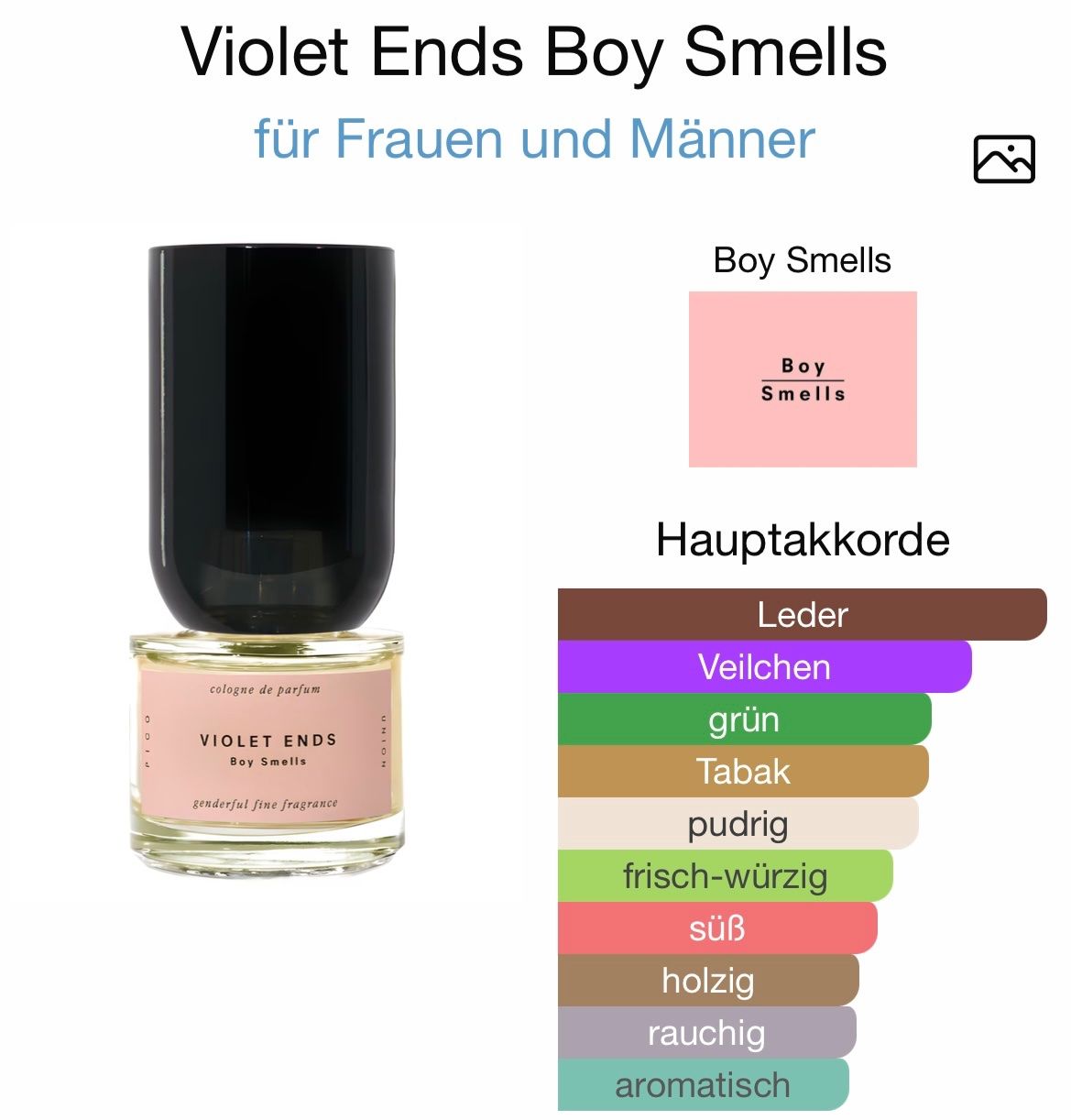 Profumi & Eau de Toilette: Violet Ends Boy Smells 5 ml Abfüllung Nische – Nuovo (secondo la descrizione) da St. Gallen venduto da lfs_nxl8 1