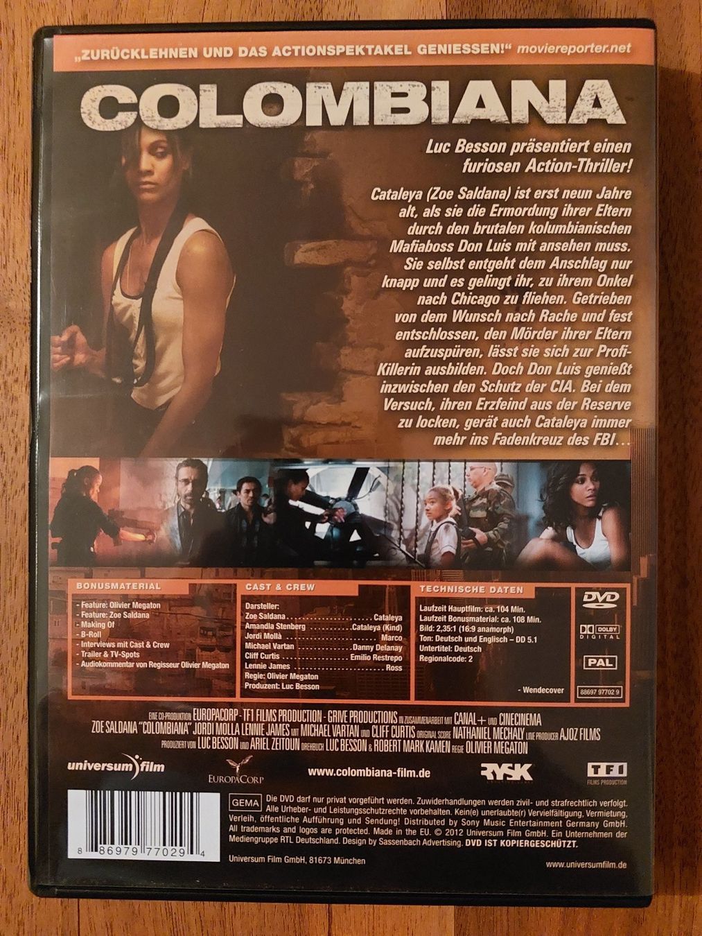 Tutti i DVDs: DVD - Colombiana – Usato da Rheinfelden venduto da FilmAuktion 1