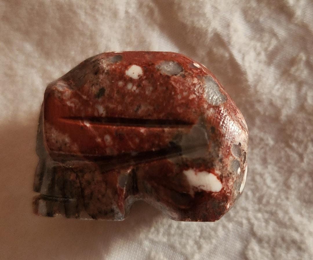 Statuette: Peru: Wunderschöner kleiner handgeschnitzter Schädel, Neu – Nuovo (secondo la descrizione) da Lima- Peru venduto da Alpaka-Haus 8