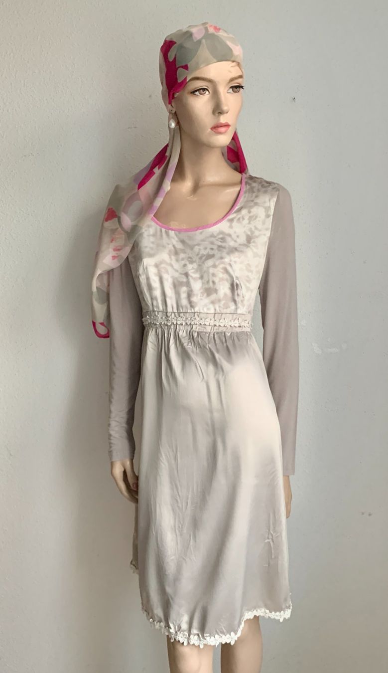 Cream Vestiti: Boho-Kleid von CREAM mit Seidenfoulard – Usato da Kloten venduto da Nephty 3