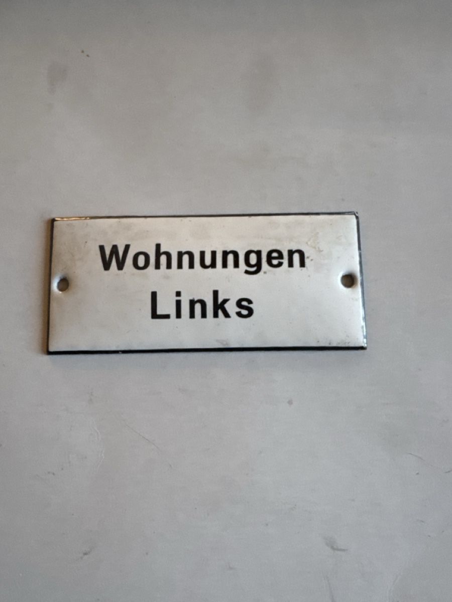 Schilder: E-Mail-Schild-Wohnungen-Links 4x9cm. – Gebraucht aus Mellingen von Wupper