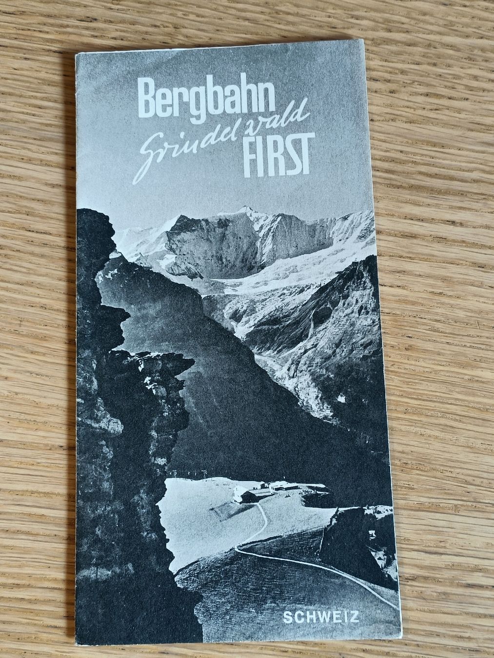 Documenti: Alter Prospekt / Bergbahn Grindelwald First Ausgabe ca. 1950 – Usato da Brugg AG venduto da Ente015 3