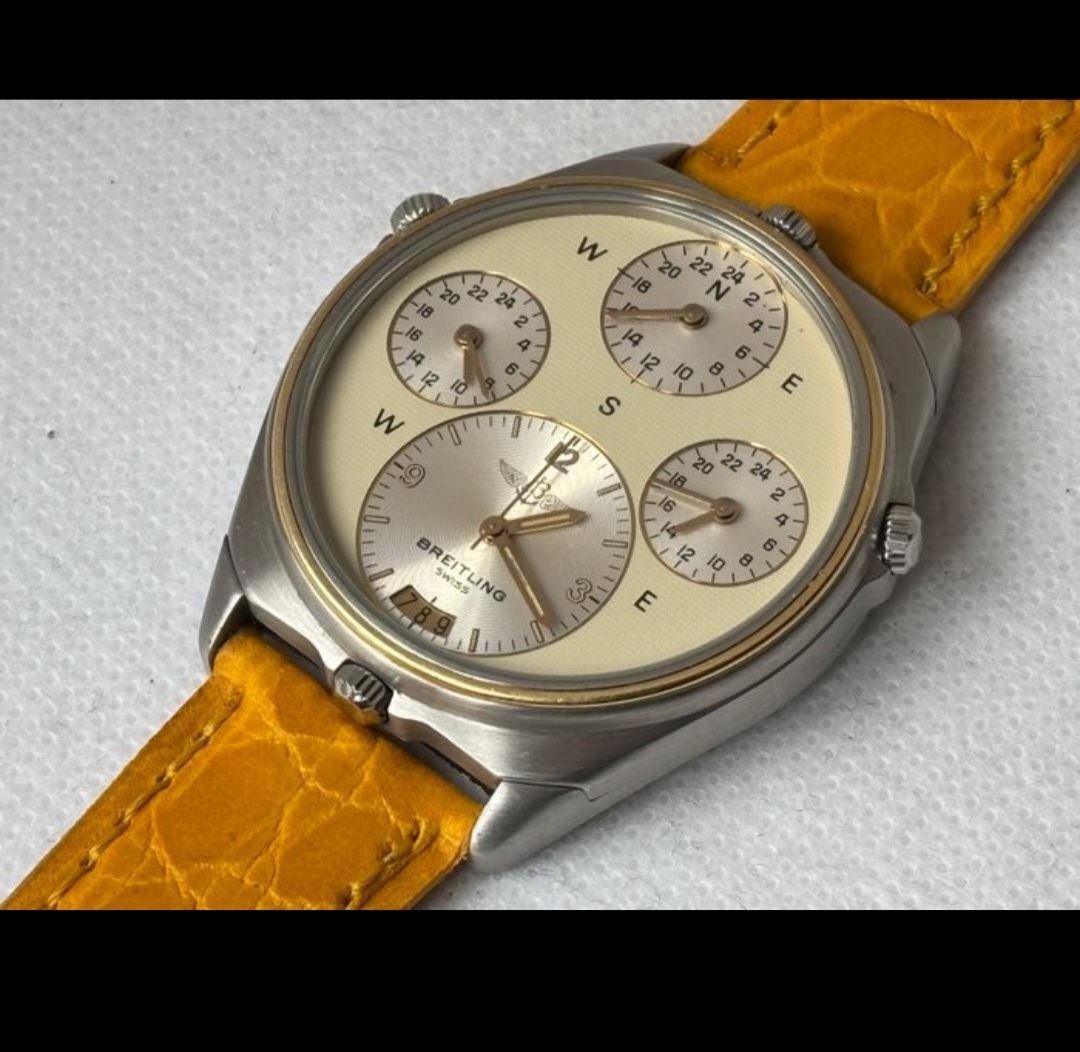 Breitling Orologi: Breitling - WORLD TIME 4 GMT - 80840  – Usato da Bulle venduto da Andres.ch.222