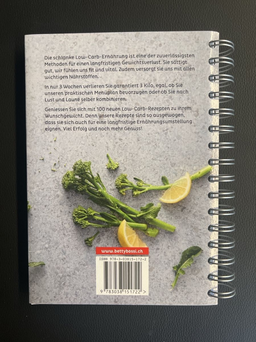 Bücher: Low Carb - Betty Bossi – Neu (gemäss Beschreibung) aus St. Antoni von naefp 1