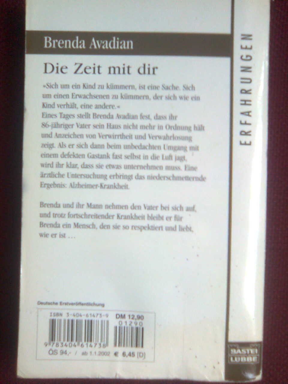 Livres: Brenda Avadian Die Zeit mit dir – D'occasion à Basel par Alacant 2