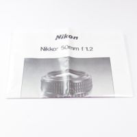 Anleitung zum Nikon AI 50mm f/1.2