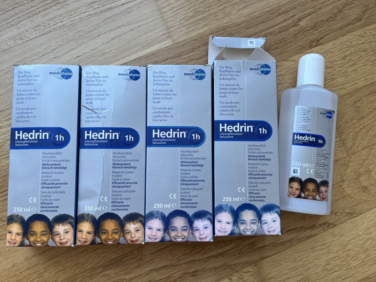 Haarpflegeprodukte: Hedrin Lösung gegen Kopfläuse – Neu und originalverpackt aus Zürich von yeti044