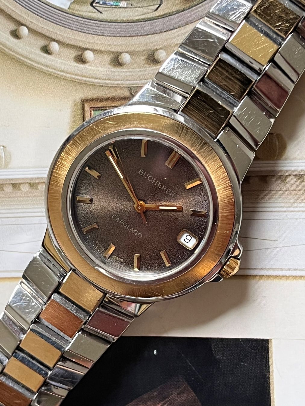 Bucherer Orologi: Bucherer CAPOLAGO bi-colore tres rare – Usato da GENEVE venduto da hehakasapa 4