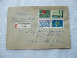 1970 FDC Schw. Alpen + Sondermarken II SBK 486 - 489
