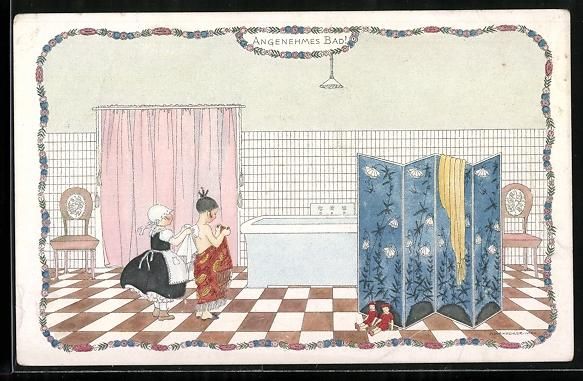 Cartoline postali: Mela Köhler: Kleine Dame wird nach dem  – Usato da Berlin venduto da bartko-reher