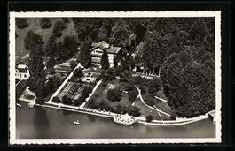 Sarnen, Fliegeraufnahme Strandhotel-Pens