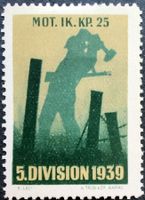 Soldatenmarke 2.WK, Mot Inf Kanonen Kp 25, Wi Art 187