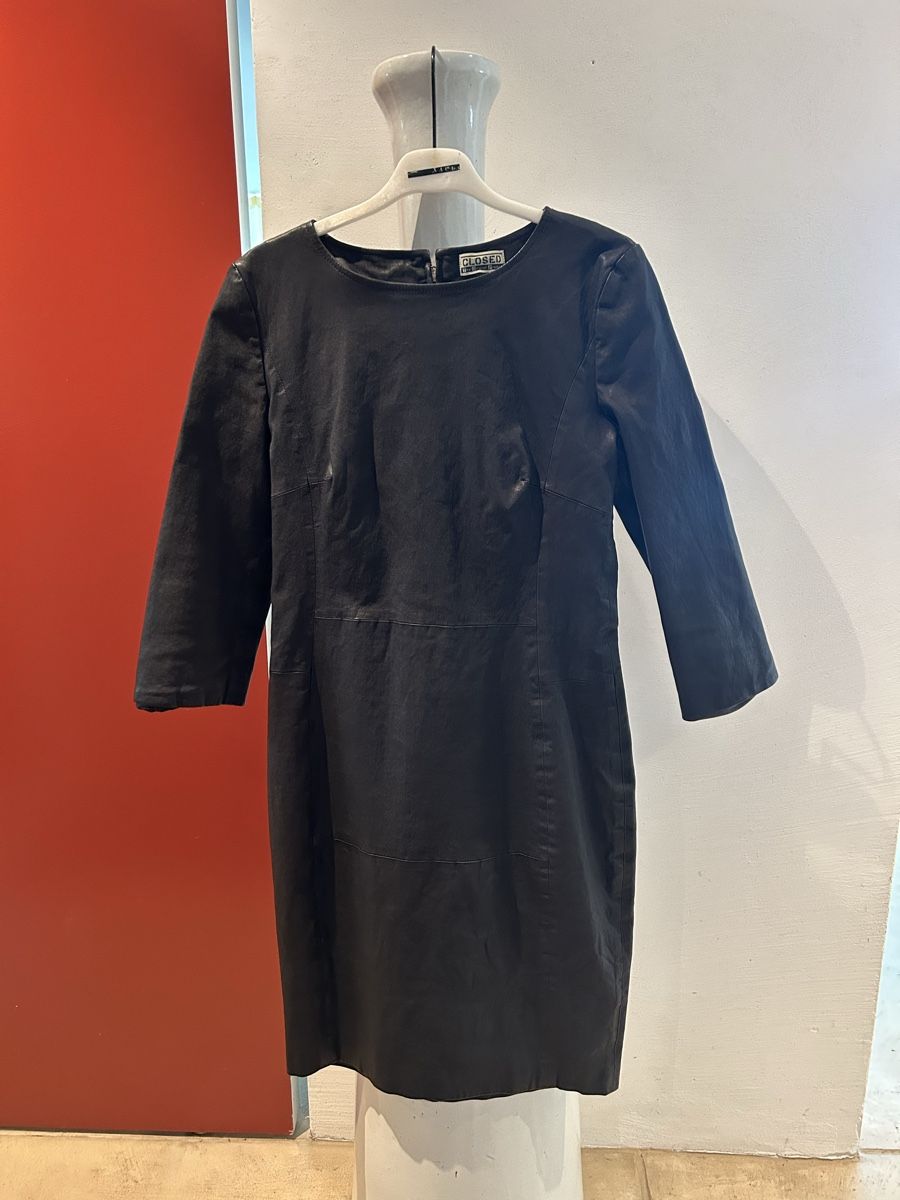 Closed Vestiti: LEDERKLEID – Nuovo (secondo la descrizione) da Erlenbach ZH venduto da Xe01
