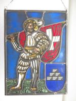 Basler Fahnenträge mit dem Wappen von Riehen