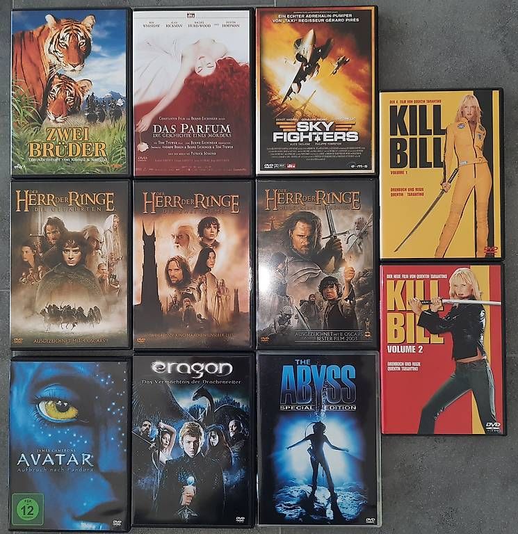 Tous les DVDs: 11 verschiedene DVD – D'occasion à Stettlen par Falcon12