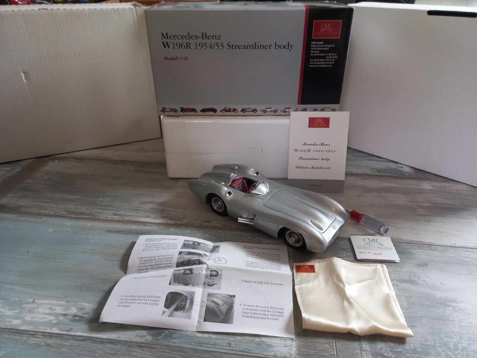 CMC Modellini d'auto: Mercedes W196R 1/18 CMC – Usato da Attalens venduto da remy_s00
