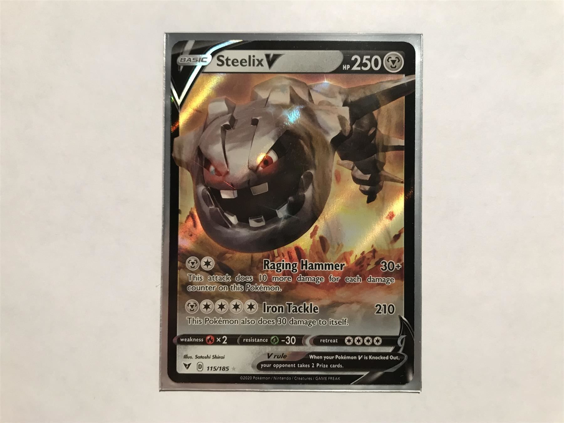 Pokémon Carte collezionabili: Steelix V – Nuovo (secondo la descrizione) da Hagendorn venduto da Pokecollectorch