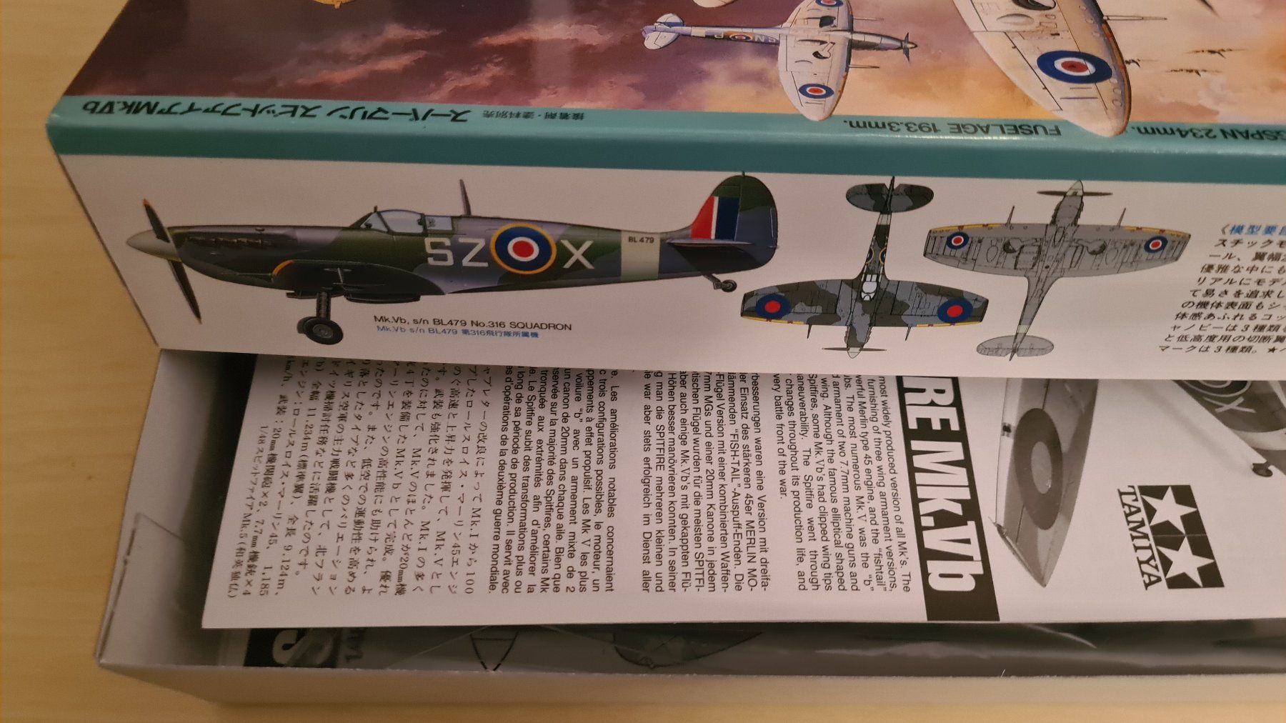 Tamiya Kit di modellismo & Modellini statici: 1:48 Spitfire Mk. Vb - Tamiya 61033 – Nuovo (secondo la descrizione) da Bassersdorf venduto da jackbmw 2