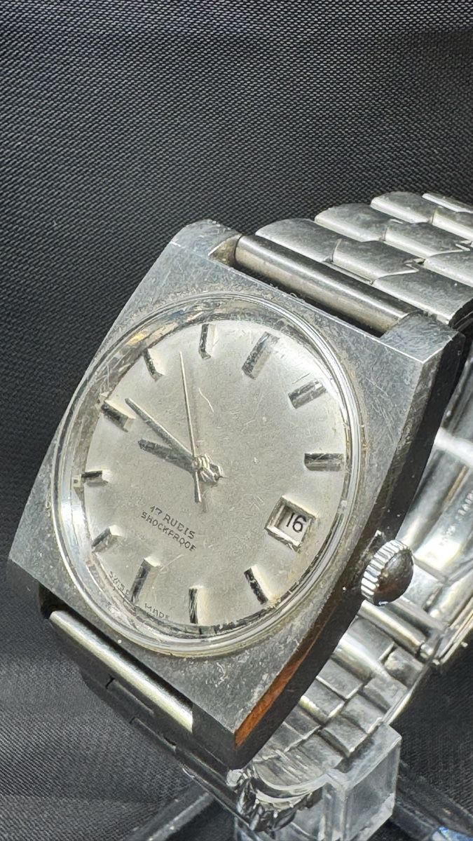 Orologi: Altes Schweizer Herren Uhr 17 Rubis Antimagnetic – Usato da Untersiggenthal venduto da TimeandShine 1