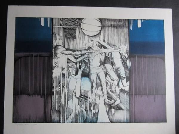 Grafica & Litografie: Edward Habdas ORIGINAL LITHOGRAPHIE SIGNIERT – Usato da Gersau venduto da grafik-kunst 4