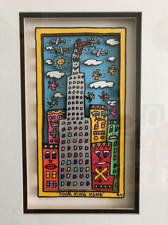 James Rizzi POOR KING KONG*＊*ジェームスリジィ - 美術品