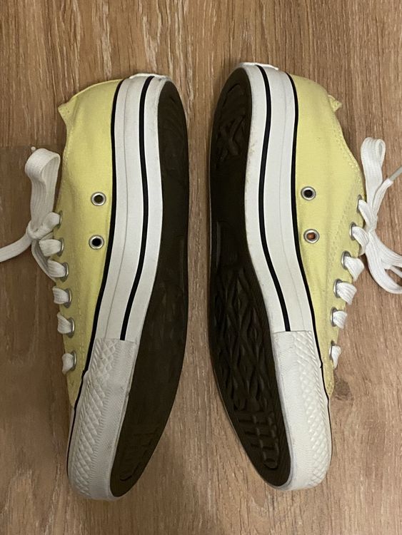 Converses jaunes online basses