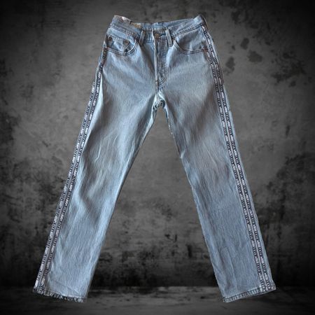 Jeans Levis 501 Blue Women W24 L26