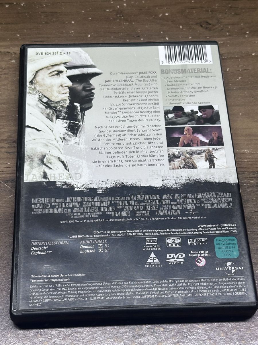 Tutti i DVDs: DVD - Jarhead - Willkommen im Dreck – Usato da Buus venduto da 2019dp 1