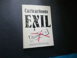 Caricartoons EXIL rare: livre engagé de 1987 - en 3 langues!
