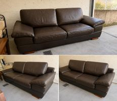 Canapé en cuir véritable à vendre – Excellent état