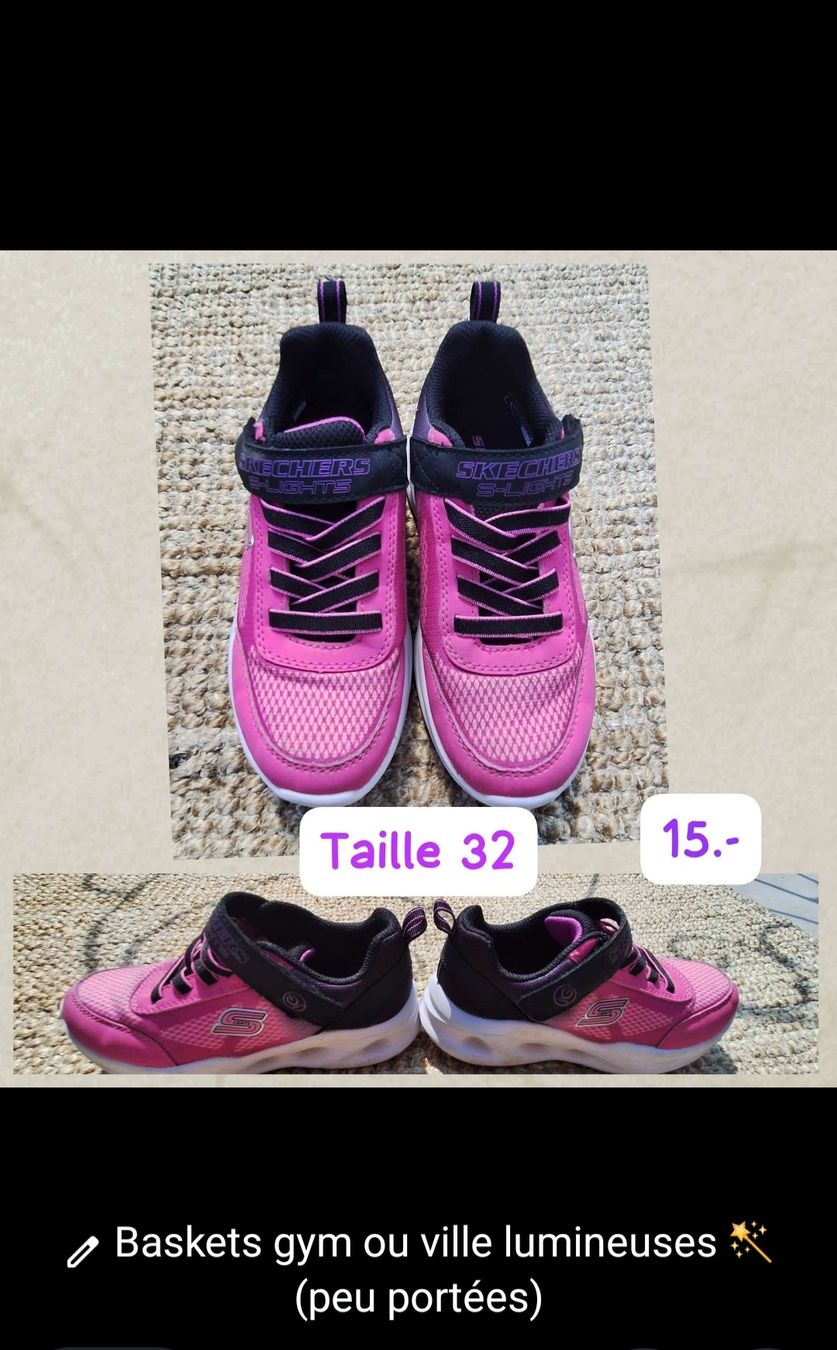 Scarpe per ragazze: Baskets Sketchers lumineuses – Nuovo (secondo la descrizione) da La Chaux-de-Fonds venduto da kellina 3