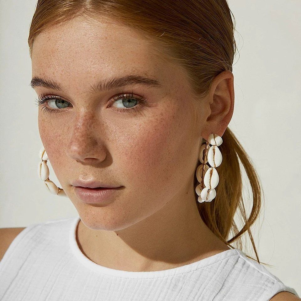 Orecchini pendenti & Orecchini a lobo: Earrings / Ohrringe / Kreolen mit Muscheln / Boho / Shells – Nuovo (secondo la descrizione) da Wettingen venduto da JasminL92 4