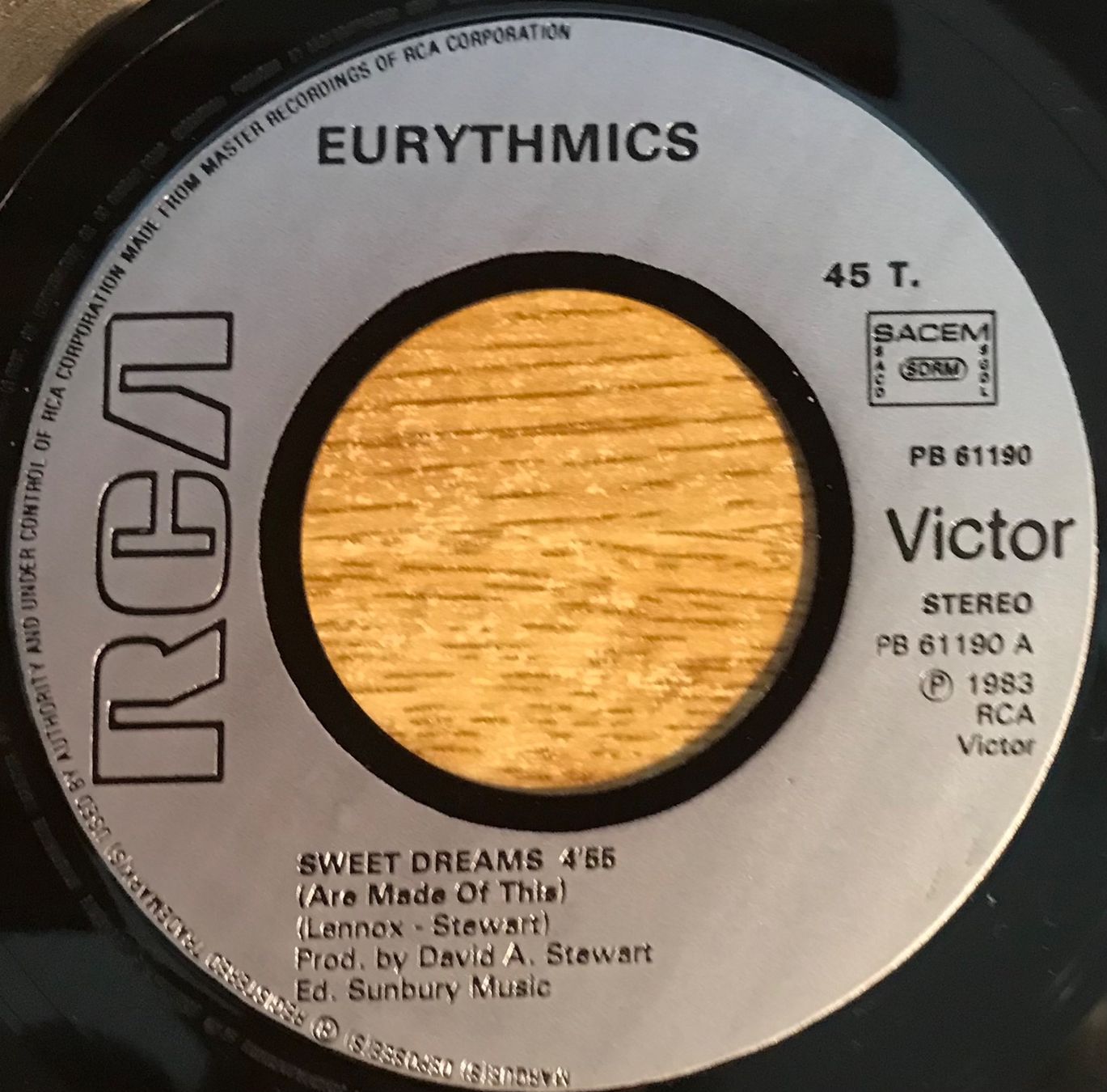 Schallplatten: EURYTHMICS - SWEET DREAMS – Gebraucht aus Bussigny von  2