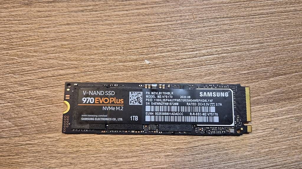 Samsung Disques durs: Samsung 970 Evo Plus 1TB – D'occasion à Hohenrain par Sven848