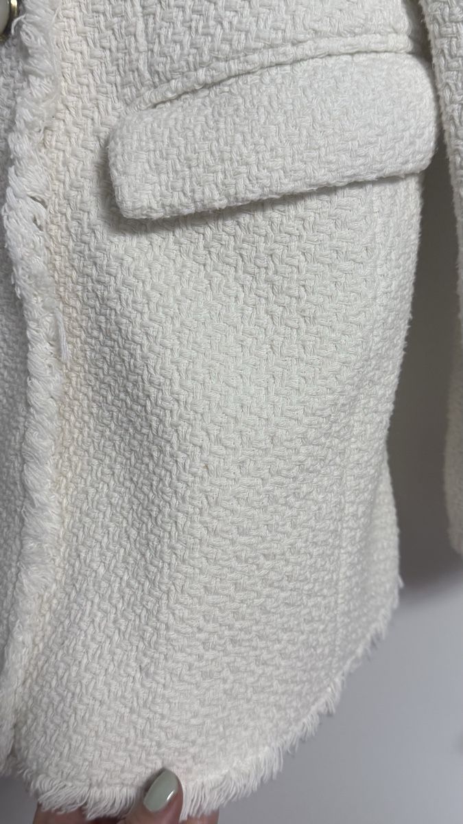 Mango Giacche: Veste Mango blanche élégante, taille 36 - comme neuf – Usato da Cham venduto da Ezhdoll 2