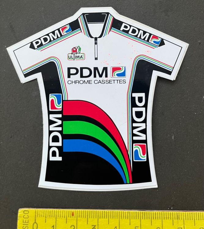 Maillot de cyclisme PDM Chrome Cassettes vintage des années 90
