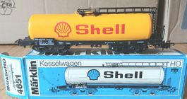 Märklin HO 4651, 1 wagon citerne SHELL "en bon état"