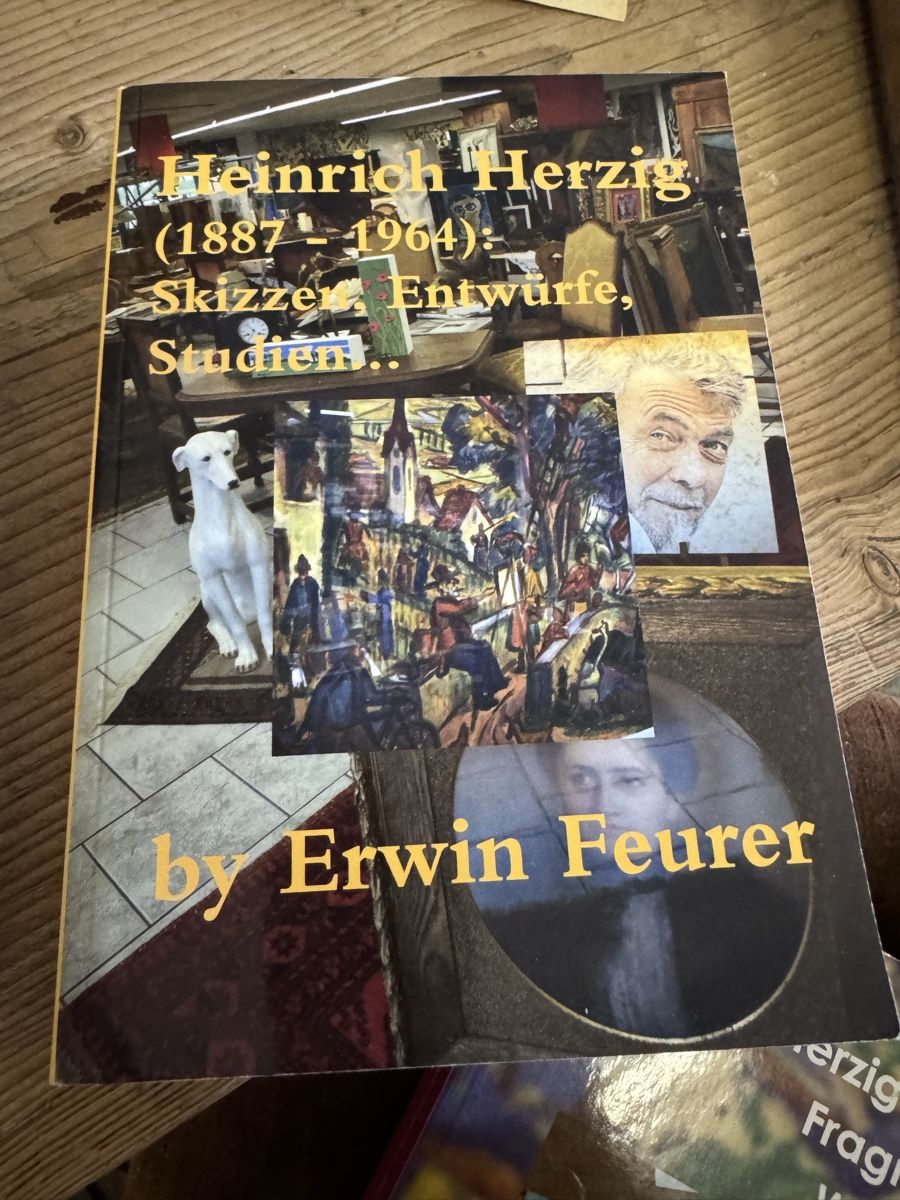 Gemälde: Heinrich Herzig 1887-1964 Maria mit Jesus dunkel Liquidation – Gebraucht aus Frasnacht von Kulturpalast 8