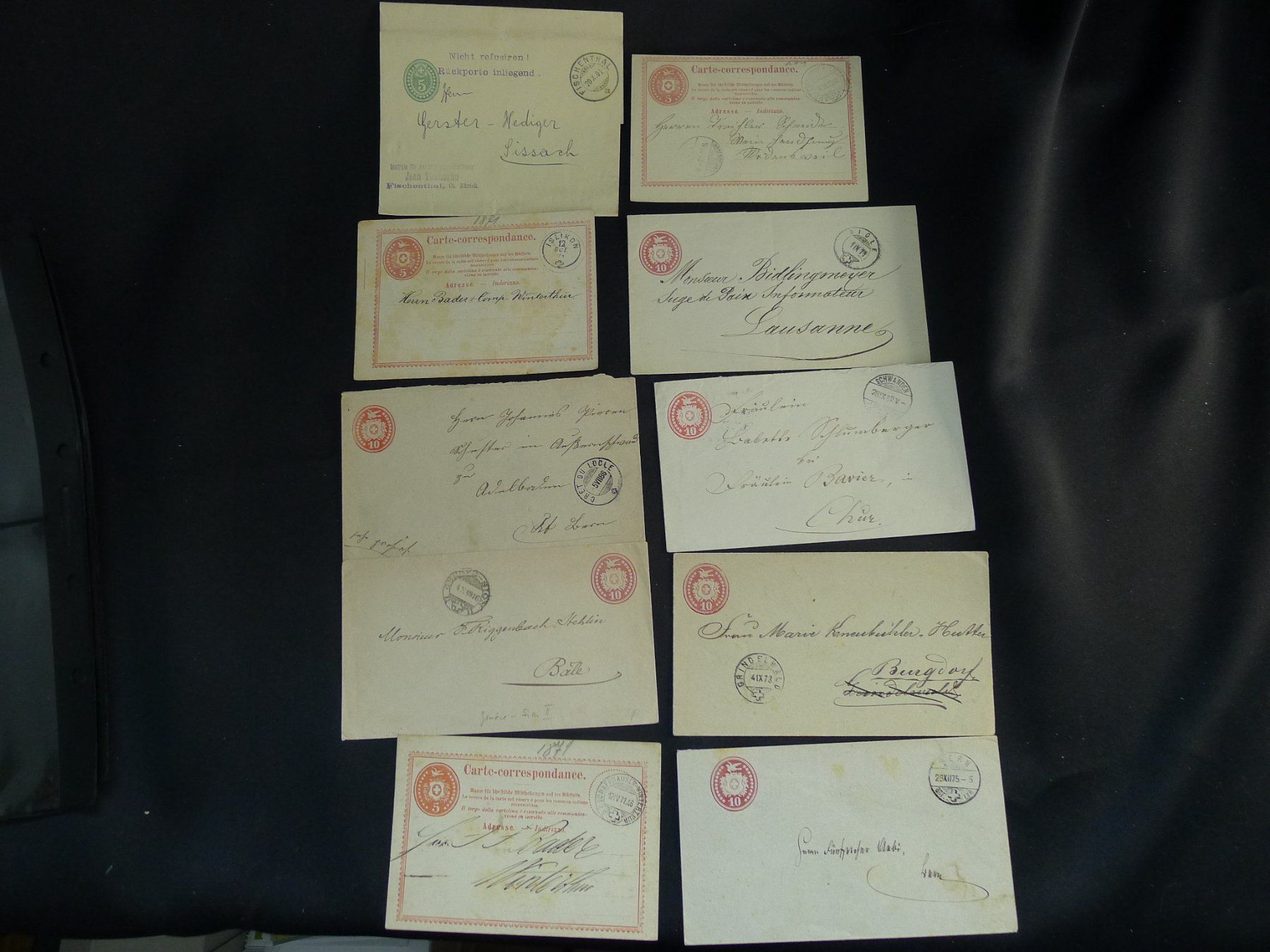 Alle Briefmarken: 26 Tübli Briefe oder Karten gelaufen – Gebraucht aus Dagmersellen von wyss1982 3